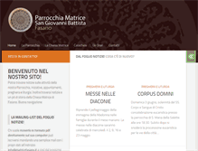 Tablet Screenshot of matricefasano.it